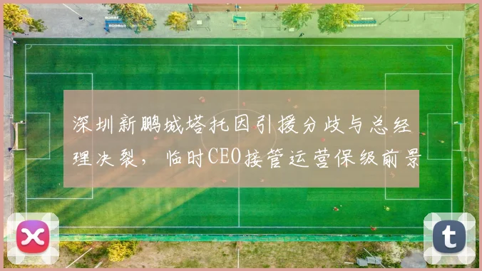 深圳新鹏城塔托因引援分歧与总经理决裂,临时CEO接管运营保级前景如何?